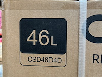 Mini koelkast, minibar 46 liter, chiq, csd46d4d - afbeelding 3 van  3