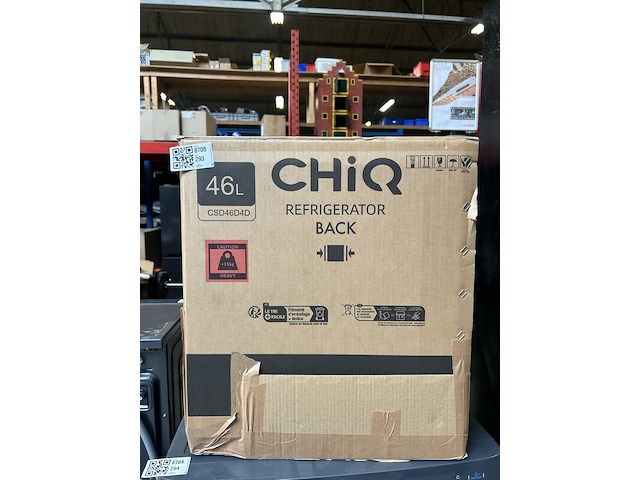 Mini koelkast, minibar 46 liter chiq, csd46d4d - afbeelding 1 van  2