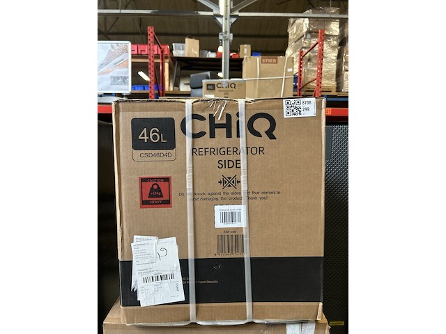Mini koelkast, minibar 46 liter chiq, csd46d4d - afbeelding 1 van  3