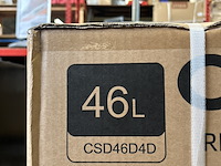 Mini koelkast, minibar 46 liter chiq, csd46d4d - afbeelding 2 van  3