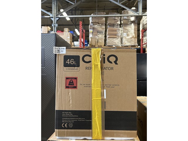 Mini koelkast, minibar 46 liter chiq, csd46d4d - afbeelding 1 van  2
