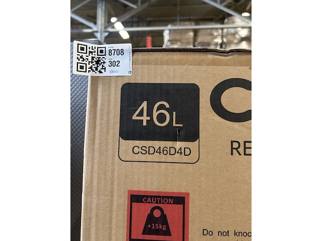 Mini koelkast, minibar 46 liter chiq, csd46d4d - afbeelding 2 van  2