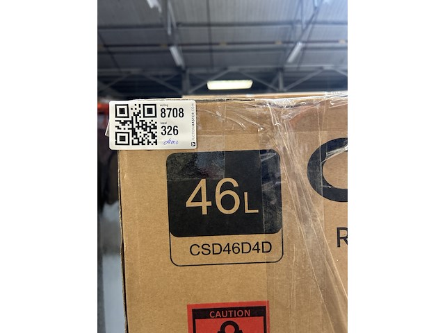 Mini koelkast, minibar 46 liter chiq, csd46d4d - afbeelding 2 van  2