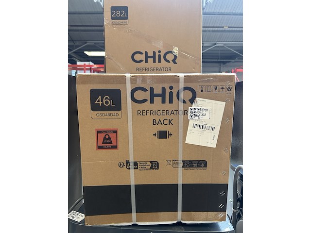 Mini koelkast, minibar 46 liter chiq, csd46d4d - afbeelding 1 van  2