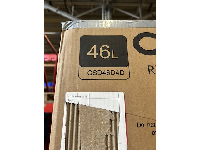 Mini koelkast, minibar 46 liter chiq, csd46d4d - afbeelding 2 van  2