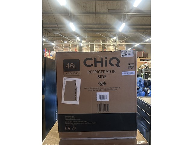 Mini koelkast, minibar 46 liter chiq, csd46d4d - afbeelding 1 van  3