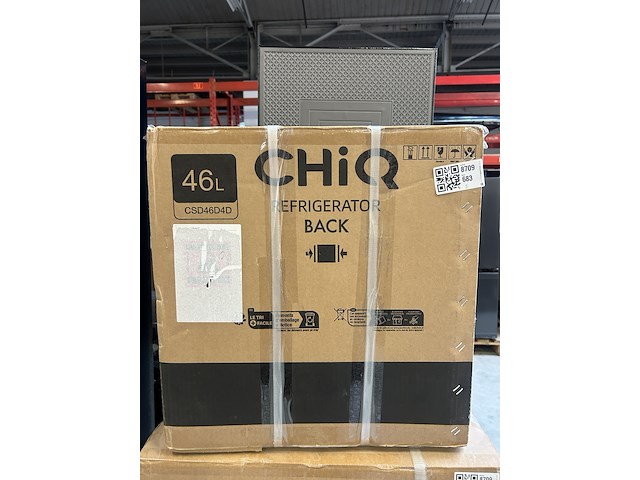 Mini koelkast, minibar 46 liter chiq, csd46d4d - afbeelding 1 van  2