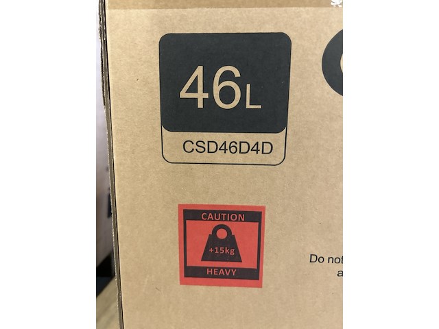 Mini koelkast, minibar 46 liter chiq, csd46d4d - afbeelding 2 van  2
