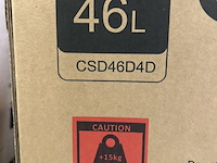 Mini koelkast, minibar 46 liter chiq, csd46d4d - afbeelding 2 van  2