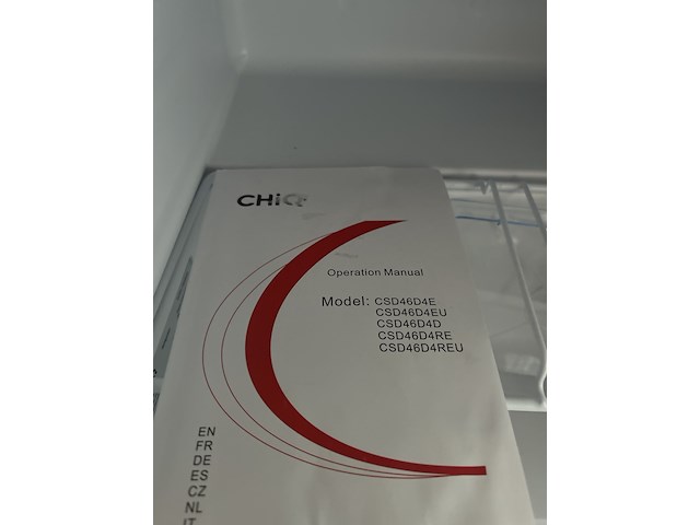 Mini koelkast, minibar 46 liter chiq, csd46d4e - afbeelding 5 van  5