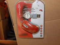 Mini muis in blister rood 1x - afbeelding 1 van  3