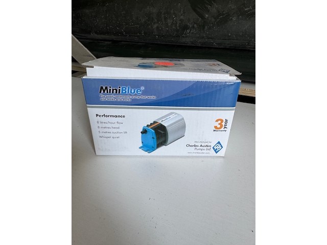 Mini pomp mini blue - afbeelding 2 van  2