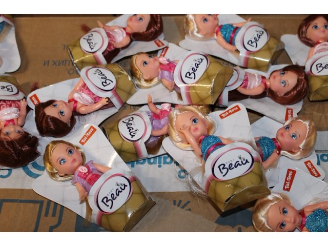 Mini poppetje mix geleverd klein 2 stusk in ds 2 - afbeelding 3 van  5