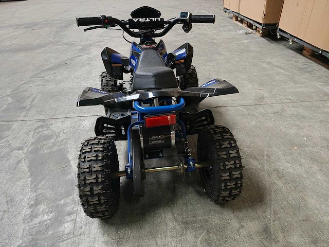 Mini quad electrisch 800 watt blauw - afbeelding 7 van  12