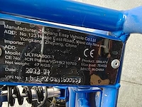 Mini quad electrisch 800 watt blauw - afbeelding 8 van  10