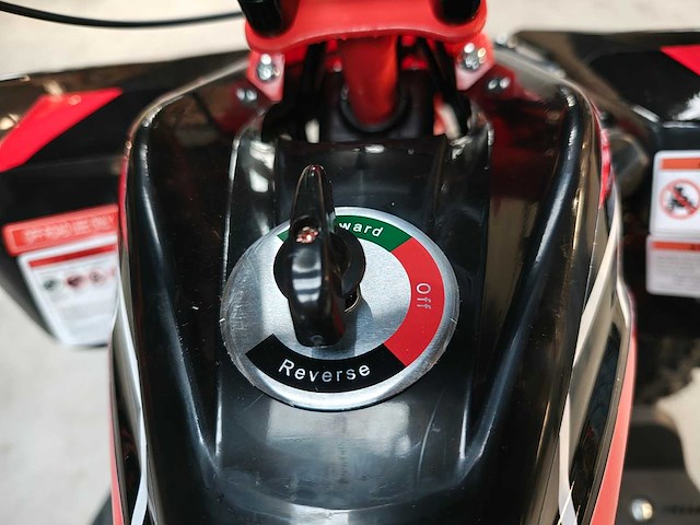 Mini quad electrisch 800 watt rood - afbeelding 4 van  22