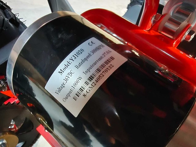 Mini quad electrisch 800 watt rood - afbeelding 13 van  22