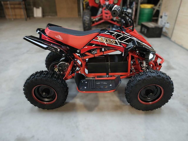 Mini quad electrisch 800 watt rood - afbeelding 19 van  22