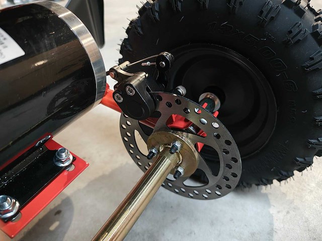 Mini quad electrisch 800 watt rood - afbeelding 9 van  22