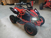 Mini quad electrisch 800 watt rood - afbeelding 20 van  22
