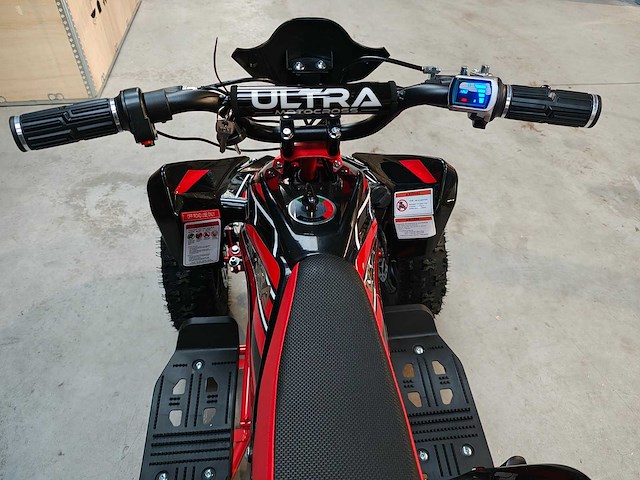 Mini quad electrisch 800 watt rood - afbeelding 22 van  22