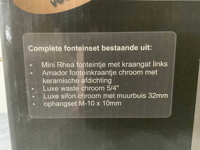 Mini rhea - fonteinset 36 x 18 cm - afbeelding 5 van  6