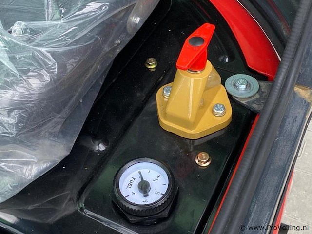 Mini rupsgraafmachine stahlworks hl320 rood - afbeelding 11 van  15