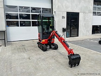 Mini rupsgraafmachine stahlworks hl320 rood