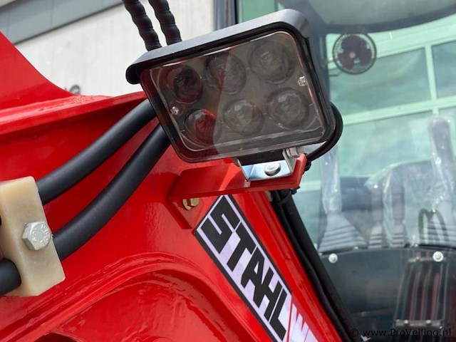 Mini rupsgraafmachine stahlworks hl320 rood - afbeelding 15 van  15