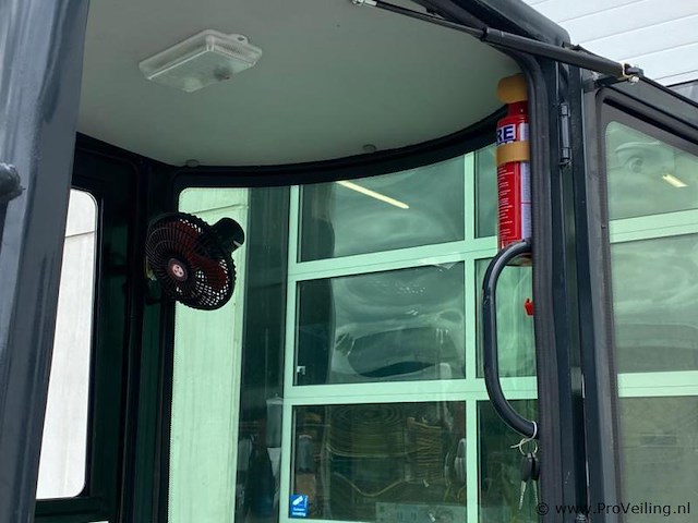 Mini rupsgraafmachine stahlworks hl320 rood - afbeelding 6 van  15