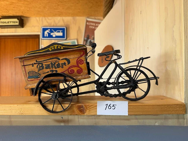 Miniatuur bakkersfiets - afbeelding 1 van  5