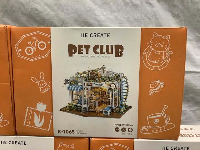 Miniatuur bouwpakket l dierenwinkel diy modelbouw (5x) - afbeelding 2 van  3