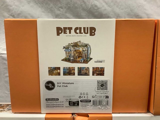 Miniatuur bouwpakket l dierenwinkel diy modelbouw (5x) - afbeelding 3 van  3