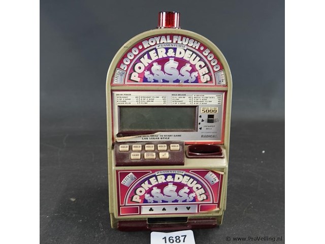 Miniatuur gokkast - afbeelding 1 van  5