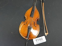Miniatuur houten cello - afbeelding 2 van  5
