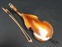 Miniatuur houten cello - afbeelding 4 van  5