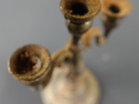 Miniatuur messing kandelaar - afbeelding 3 van  5