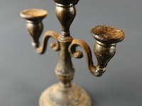 Miniatuur messing kandelaar - afbeelding 4 van  5