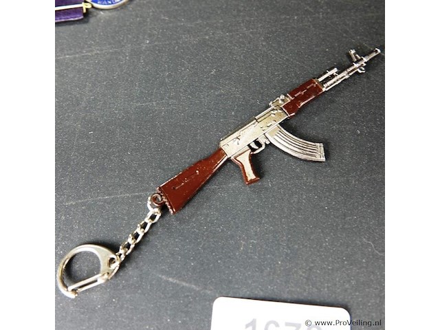 Miniatuur metalen geweer - afbeelding 2 van  3