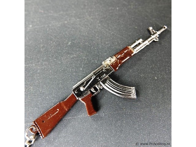 Miniatuur metalen geweer - afbeelding 3 van  3