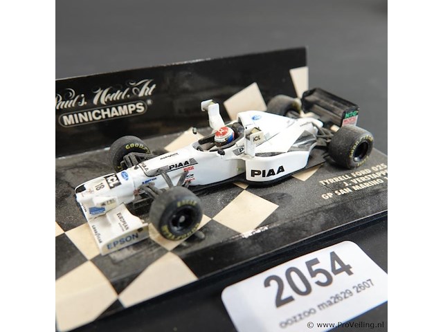 Minichamps 1:43 schaalmodel van de tyrrell ford 025. - afbeelding 1 van  5