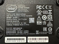 Minicomputer, intel nuc, nuc10fnk - afbeelding 2 van  2