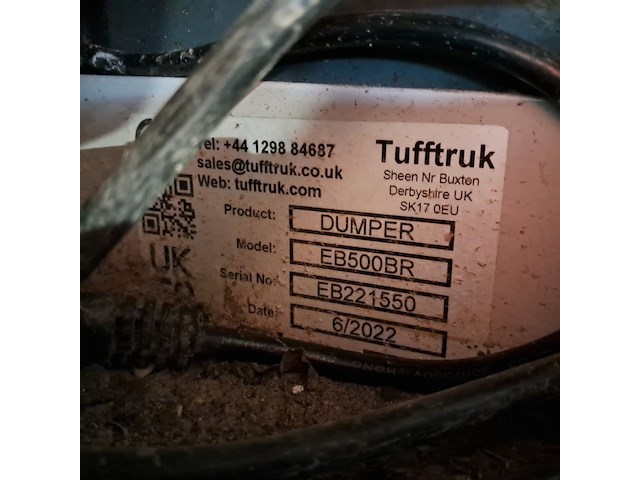 Minidumper 450kg accu truxta, eb500, bouwjaar 2022 - afbeelding 6 van  20