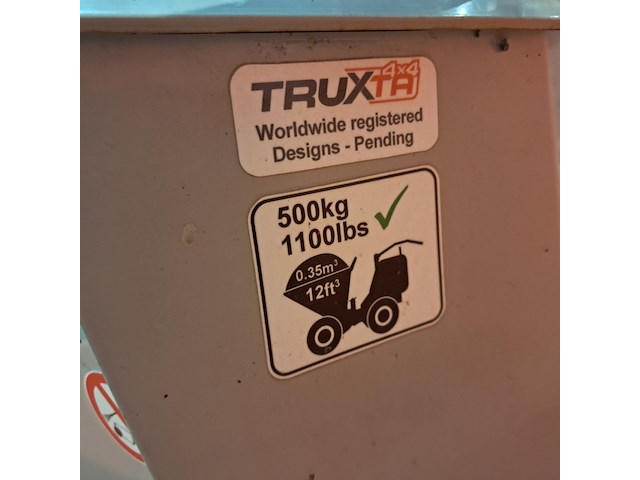 Minidumper 450kg accu truxta, eb500, bouwjaar 2022 - afbeelding 13 van  20