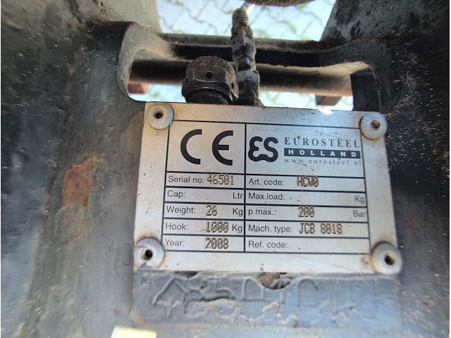 Minigraafmachine, jcb, 8018, 2009 - afbeelding 14 van  28