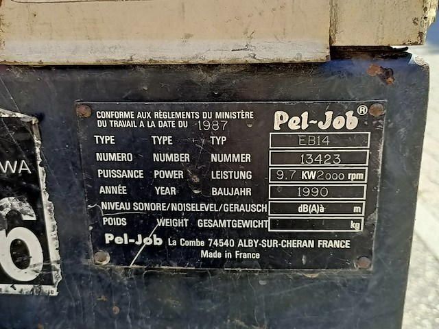 Minigraafmachine, peel-job, eb14, 1990 - afbeelding 4 van  26