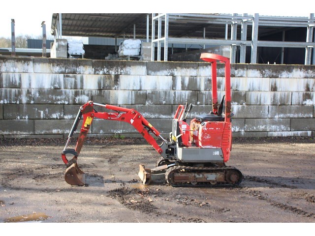 Minigraver bobcat e08 diesel 7.5kw 2016 - afbeelding 1 van  1