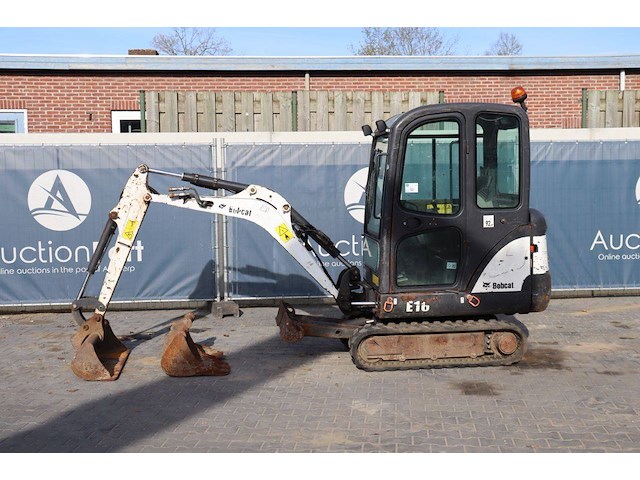 Minigraver bobcat e16 diesel 10.2kw 2014 - afbeelding 1 van  1