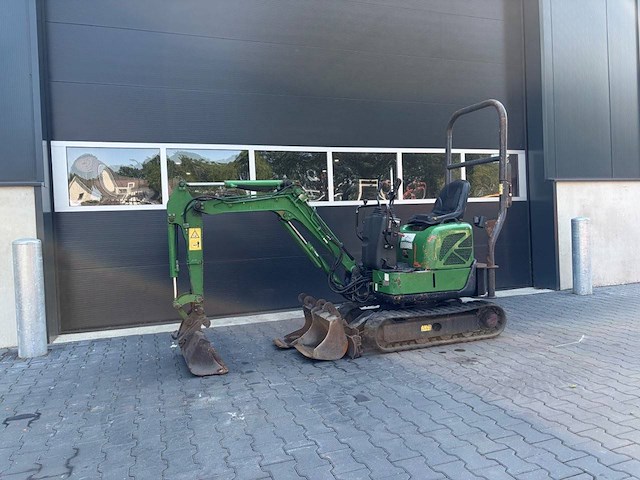 Minigraver hitachi zx10u-2 diesel 9.5kw 2008 - afbeelding 1 van  1