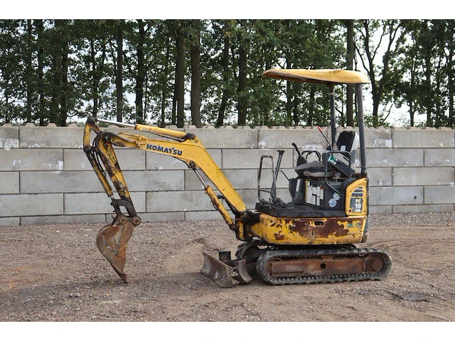 Minigraver komatsu pc18mr-2 diesel 11.8kw - afbeelding 1 van  1